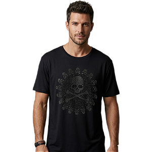 Camiseta RC Skulls c/ Strass