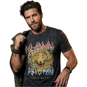 Camiseta LP Estonada Def Lepard