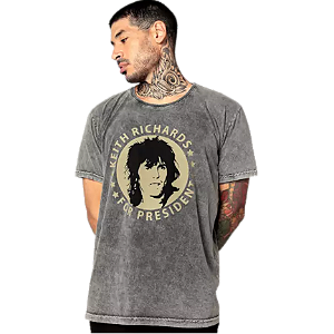 Camiseta LP Estonada Keith Richards For President
