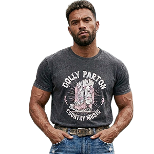 Camiseta LP Estonada Dolly Parton Country Music