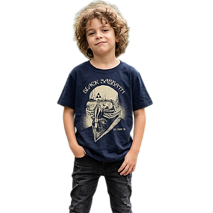 Camiseta Infantil Black Sabbath tour 78