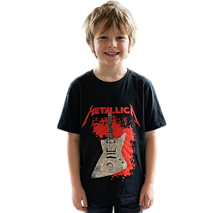 Camiseta Infantil Metallica