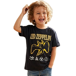 Camiseta Infantil Led Zeppelin