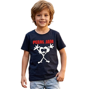Camiseta Infantil Pearl Jam