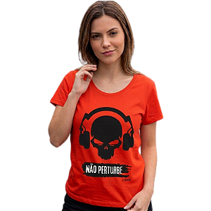 Camiseta Reserva Baby Look Não Perturbe