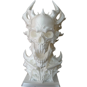 Escultura Caveira 3D