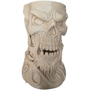Caneca Skull c/ Suporte p/ 269ml