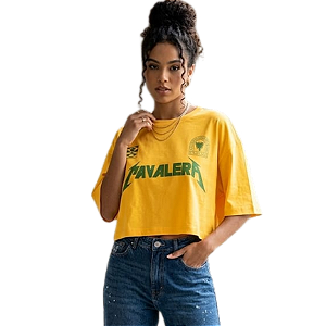 Cropped Cavalera Pentacampeão