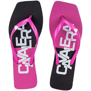Sandália Cavalera Feminina Gnarly Preto/Magenta Ed. Limitada