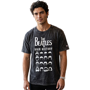 Camiseta LP Beatles Hair History