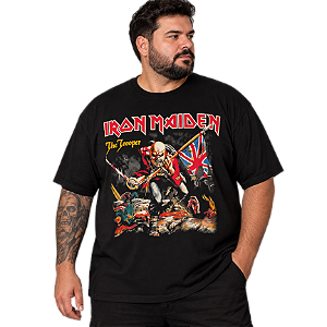 Camiseta Plus Size Iron Maiden The Trooper