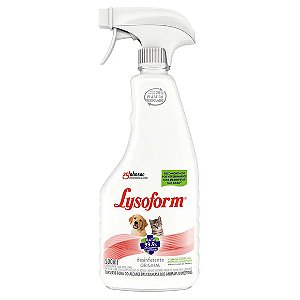 Desinfetante Lysoform Spray Pets Original 500 ml
