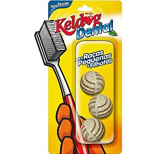 Keldog Dental Bolinha com 3 Kelco Único