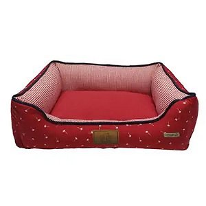 Cama Navy Vermelha Fábrica Pet G