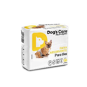 Fralda Higiênica Macho Dogs Care 6 unidades P