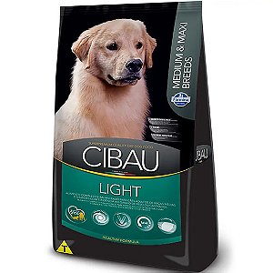 Ração Cibau Cães Light Raças Médias e Grandes 12kg