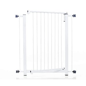 Portão Clássico Plus Grade Porta NF Pet Branco 80cm Único