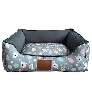Cama Lollipop Fábrica Pet Cinza P
