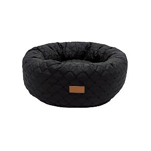 Cama Boia Matelasse  Fábrica Pet Preta M