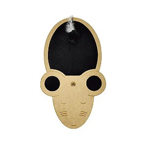 Arranhador Joy Mouse Fábrica Pet Preto Único