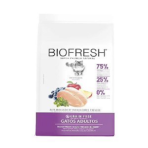 Ração Biofresh Gatos Adultos Frango 7,5 kg