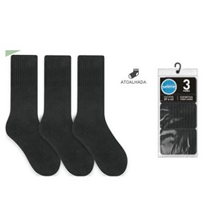 MEIA CASUAL KIT 3 UN -8500