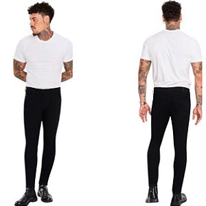 CALCA SKINNY PRETA MASC- 70902