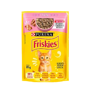 Friskies Filhotes Carne Ao Molho SachÊ 85g