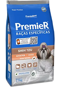 Premier Caes Ad Racas Esp Shih Tzu SalmÃo 1 Kg