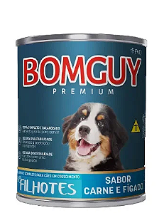 Pate Bomguy Filhote Carne Figado Lata 280 gr