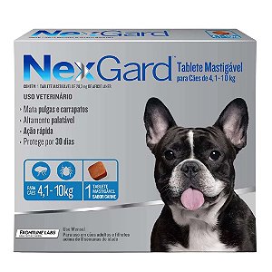 Nexgard 04 a 10 Kg com 1 Comprimido M