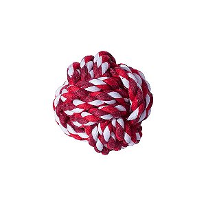 Brinquedo Bola de Corda com Aroma de Carne Savana Vermelha Único