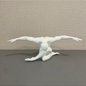 ESCULTURA FLUTUADOR BRANCO ALTURA