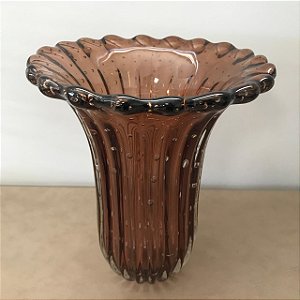 VASO ALTO EM MURANO MARSALA
