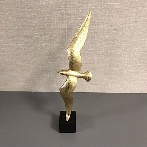 ESCULTURA PASSARO NA BASE