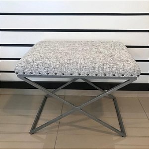 BANCO ELIZABETH CINZA TWEED MESCLA CINZA