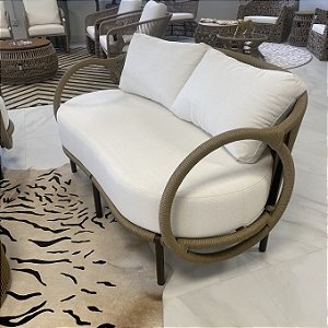 SOFA PACIFICO 2 LUG. CORDA NAUTICA RAMI AREA EXTERNA - 1,35M