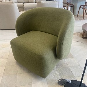 POLTRONA VERDE MARIAH GIRATORIA