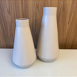 VASO GARRAFA NORUEGA OFF WHITE G 48X25cm M 39X23cm