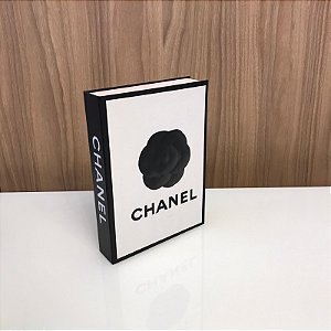 CAIXA LIVRO CHANEL  PEQUENA