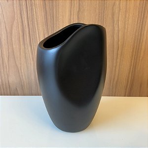 VASO ONDA PRETO FOSCO  PEQUENO