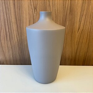 VASO GARRAFA ATENAS CINZA FOSCO - MEDIO