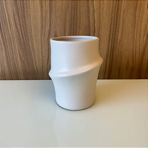 VASO DE CERAMICA CILINDRICO - PEQUENO