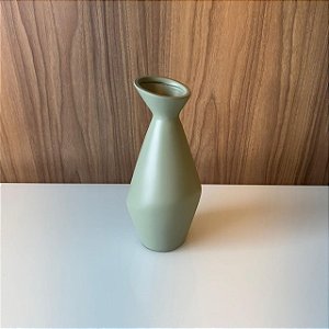 GARRAFA DECOR DE CERAMICA VERDE - MEDIO