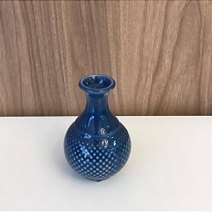 VASO DE CERAMICA MINI AZUL