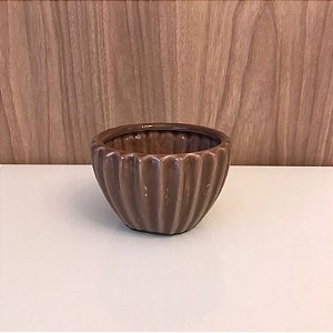 CACHEPOT MINI BIBELO MARROM