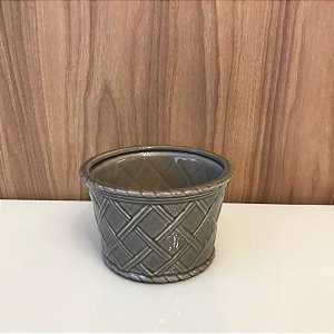 CACHEPOT CINZA PREMIUM