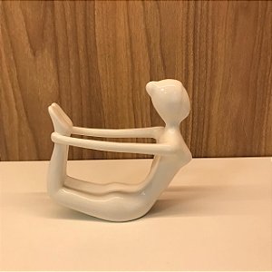 ESCULTURA / ESTATUETA IOGA BRANCA