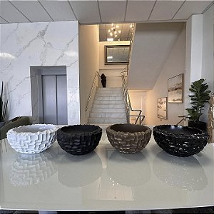 CENTRO DE MESA VASO MOSAICO 39x20cm