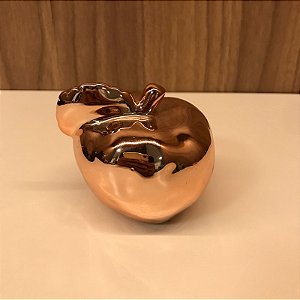 ESCULTURA MAÇA ROSE MINI